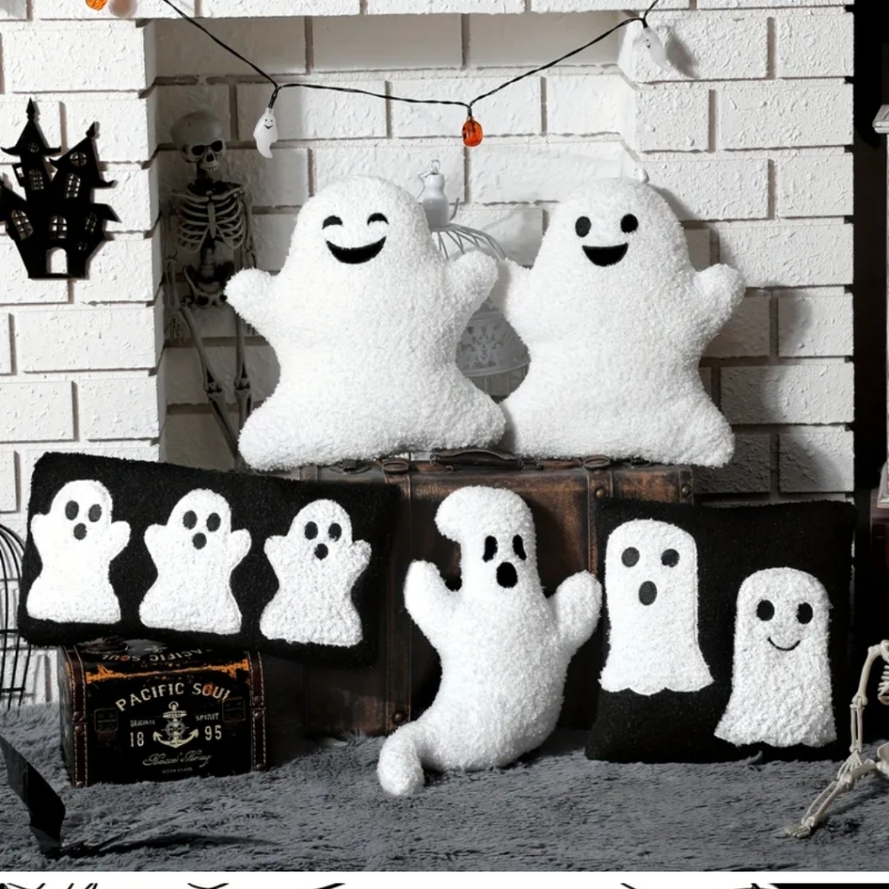 New 5pc Ghost Pillows